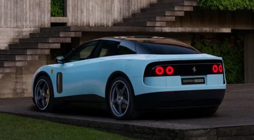 Ferrari, Ferrari Unveils First EV, With Some Design Help From Jony Ive