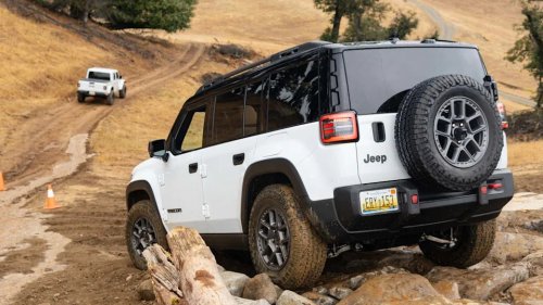 The Jeep Recon Was Driven On The Highway Until It Died. Its Range Fell Short