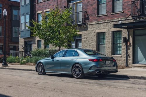 See Exterior Pics of the 2026 Mercedes-Benz E450