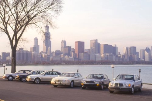 A Photo Tour of the 1993 Luxury Sedan Comparison Test