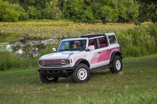 Ford, Ford Bronco, This Pink Ford Bronco Looks Inspired by Barbie, but Is Actually a Tribute to Utah's Great Salt Lake