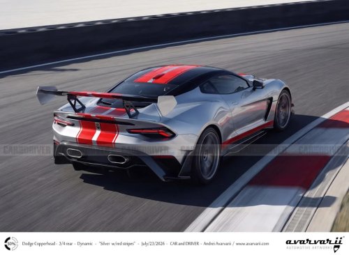 2029 Dodge Copperhead Is a Fire-Breathing Hyper-Muscle Car Worth Waiting For