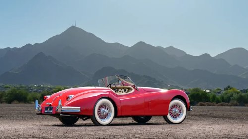 Jaguar, 1955 Jaguar XK140 Roadster at $50,000 With 1 Day Left on BAT, SE Specification