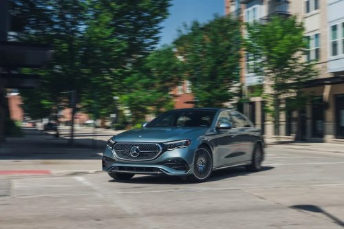 See Exterior Pics of the 2026 Mercedes-Benz E450
