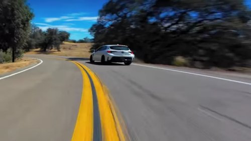 Out-Of-Control GR Corolla Nearly Plows Into A Group Of Resting Bikers