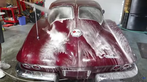 Abandoned 1963 Split Window Corvette Gets Brought Back To Life
