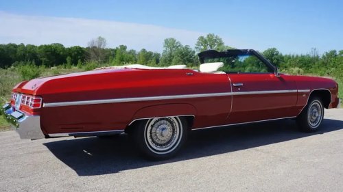 Chevrolet, You Can Be The Proud Owner Of This 951-Mile 1975 Chevrolet Caprice Classic Convertible