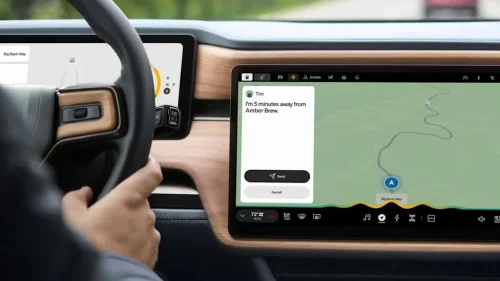 Rivian, Rivian Says Fight Over Apple CarPlay Is 'Completely Obsolete' Thanks To AI
