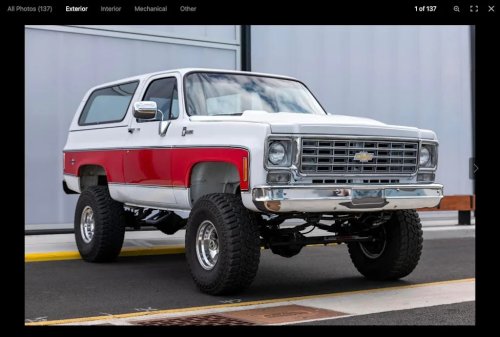 This Restored 1976 Chevy K5 Blazer Cheyenne Is Chasing No-Reserve Bids on Cars & Bids