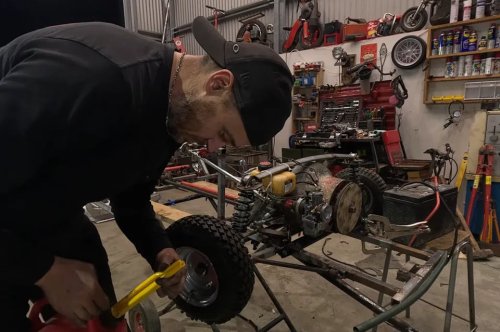 YouTuber Builds a Half-Scale, Rotary-Powered Mazda RX-7 Drift Kart