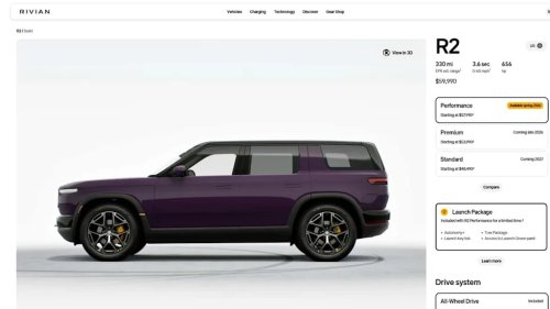 Rivian, The Rivian R2 Configurator Is Live. But You'll Have To Wait Until 2027 For The Best Color