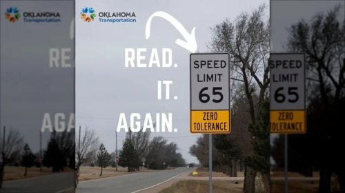 Why Do Speed Limit Signs In Oklahoma Say 'No Tolerance'?