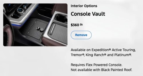 Ford, Ford Expedition, Ford Will Put A Gun Safe In Your Expedition Because A 4-Digit Code Will Surely Curb Your Road Rage