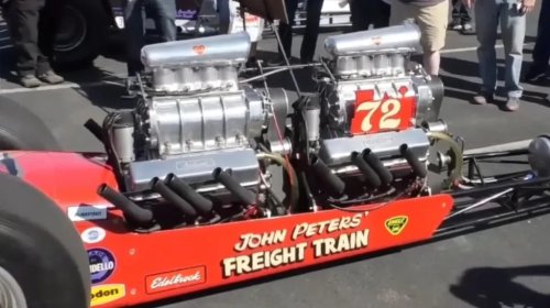 How Top Gas Racers Bolted Two Engines Into One Transmission