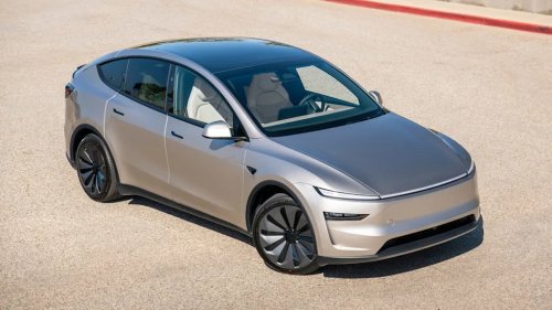 We Got Up Close With Tesla’s Longboi Model Y L. Here’s What Stands Out.