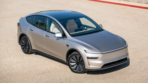 We Got Up Close With Tesla’s Longboi Model Y L. Here’s What Stands Out.