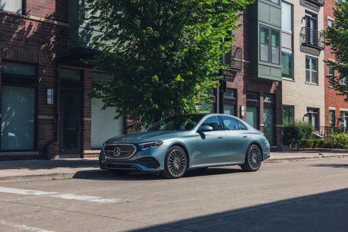 See Exterior Pics of the 2026 Mercedes-Benz E450