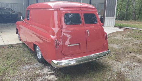 Custom 1955 Chevrolet Panel Wagon at Swafford Auctions