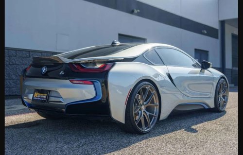 BMW, BMW i8, Low-Mileage 2015 BMW i8 With 22-Inch HRE Wheels Crosses the Block at Henderson Auctions