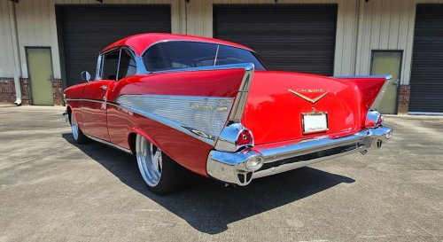 For Sale at Vicari Auction: This Fresh-Build 1957 Chevrolet Bel Air Blends Classic Style with LS Power