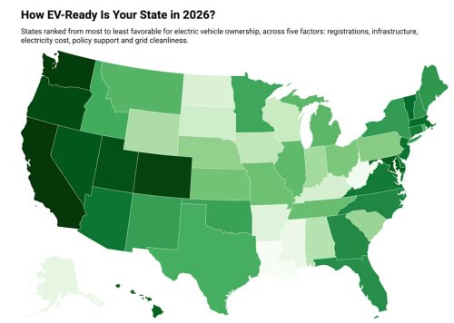 America’s Fastest-Growing EV State Isn’t California—Not by a Long Shot