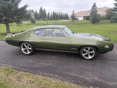 1969 Pontiac GTO Hardtop Coupe for Sale With 83,000 Miles Shown
