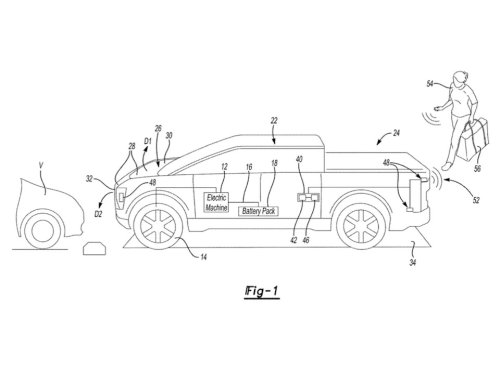 Ford’s EV Truck Frunk Could Hide a Fold-Out Big Screen
