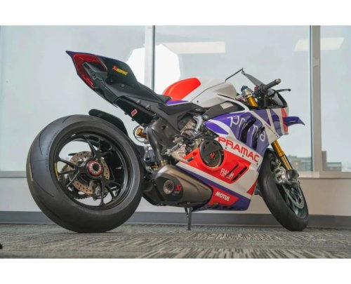 MotoGP, This Ducati Panigale V4 Replica Has Only 3 Miles on It — and a MotoGP Story Behind the Paint