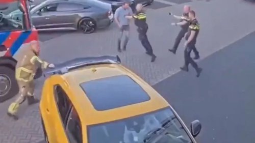 Luxury Car Dealer Drove 15 Exotics Out of a Burning Building, Then Police Hit Him with Pepper Spray