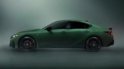 The 2027 Lexus IS Special Appearance Package Is Green and Therefore Good
