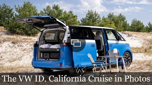 Volkswagen, Volkswagen Unveils An All-Electric Version of Its California Camper Van