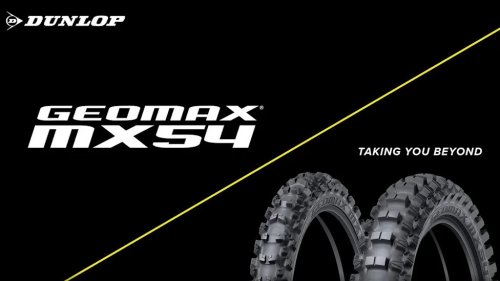 Dunlop Debuts Geomax MX54 Motocross Tire