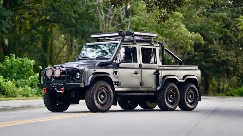 This Land Rover Defender Flying Huntsman Has Six Wheels, 700 HP, And Costs Nearly $300K