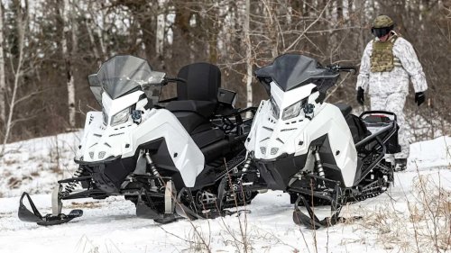 Polaris Made A Stealth Snowmobile Because Apparently That’s A Thing Now