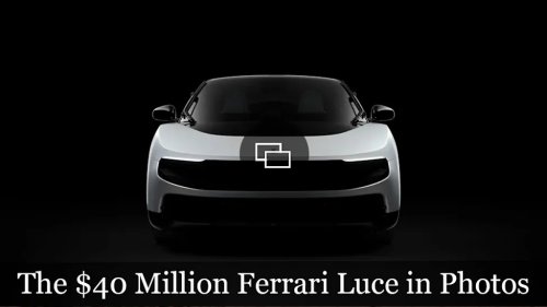 Ferrari, The First Ferrari Luce Sold for $40 Million This Weekend