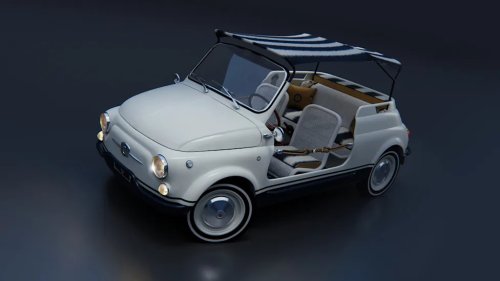 Garage Italia x Hot Lab Fiat 500 Jolly ‘Spiaggina’ in Photos