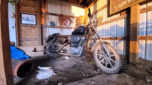 This Forgotten 1986 Harley-Davidson Sportster Sat In A Barn For 33 Years