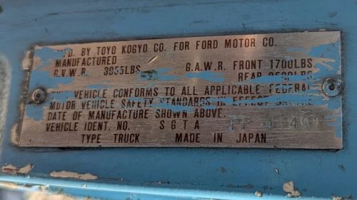 Ford, Junkyard Find: 1974 Ford Courier with Cologne V6 swap