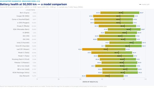 This Study Covered 500,000 EV Batteries. Some Models Aged Much Better Than Others