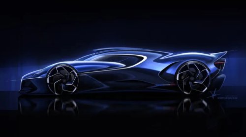 One-Off Bugatti Destrier Is A Pure Design Exaggeration Based On The Extreme Bolide Track Car