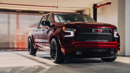 Meet The Lowered Chevrolet Silverado Black Widow SR — A 675-HP V8 Street Truck