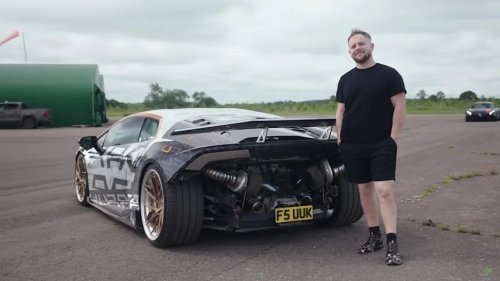 Honda, Honda Civic, Lamborghini, Old Honda Civic Forces 1200-HP Twin-Turbo Lamborghini Huracán To Eat Dust On The Drag Strip