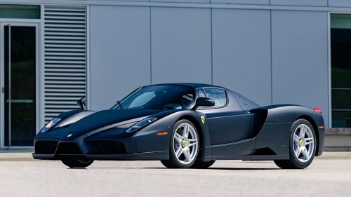 The One-of-Kind Matte Black 2004 Ferrari Enzo in Photos