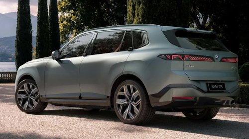 China's BMW iX5 Has More Of Everything, Including A Huge TV In The Back