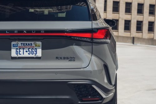 See Exterior Pics of the 2026 Lexus RX350h F Sport
