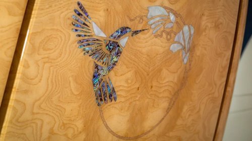 This Rolls-Royce Phantom Has Hummingbird Art Made From Dozens Of Pieces Of Abalone Shell