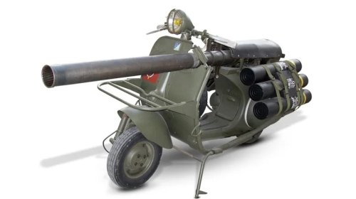 The French Army Tapped Vespa To Make This Tiny Tactical War Machine For Its Paratroopers