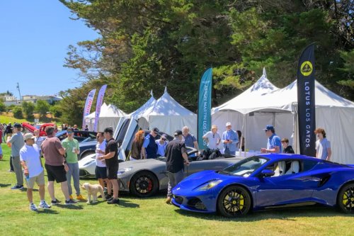 A Mercedes and a Bizzarini Drive into a Concours... Both Win!