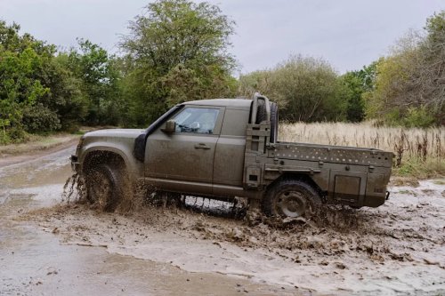 Land Rover’s New Tactical Defender Pushes the Pickup Truck the Brand Needs