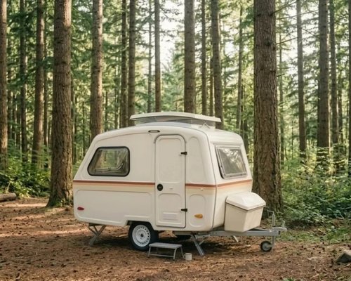 This Tiny, Lightweight Travel Trailer Is an Affordable Retro Camper Dream